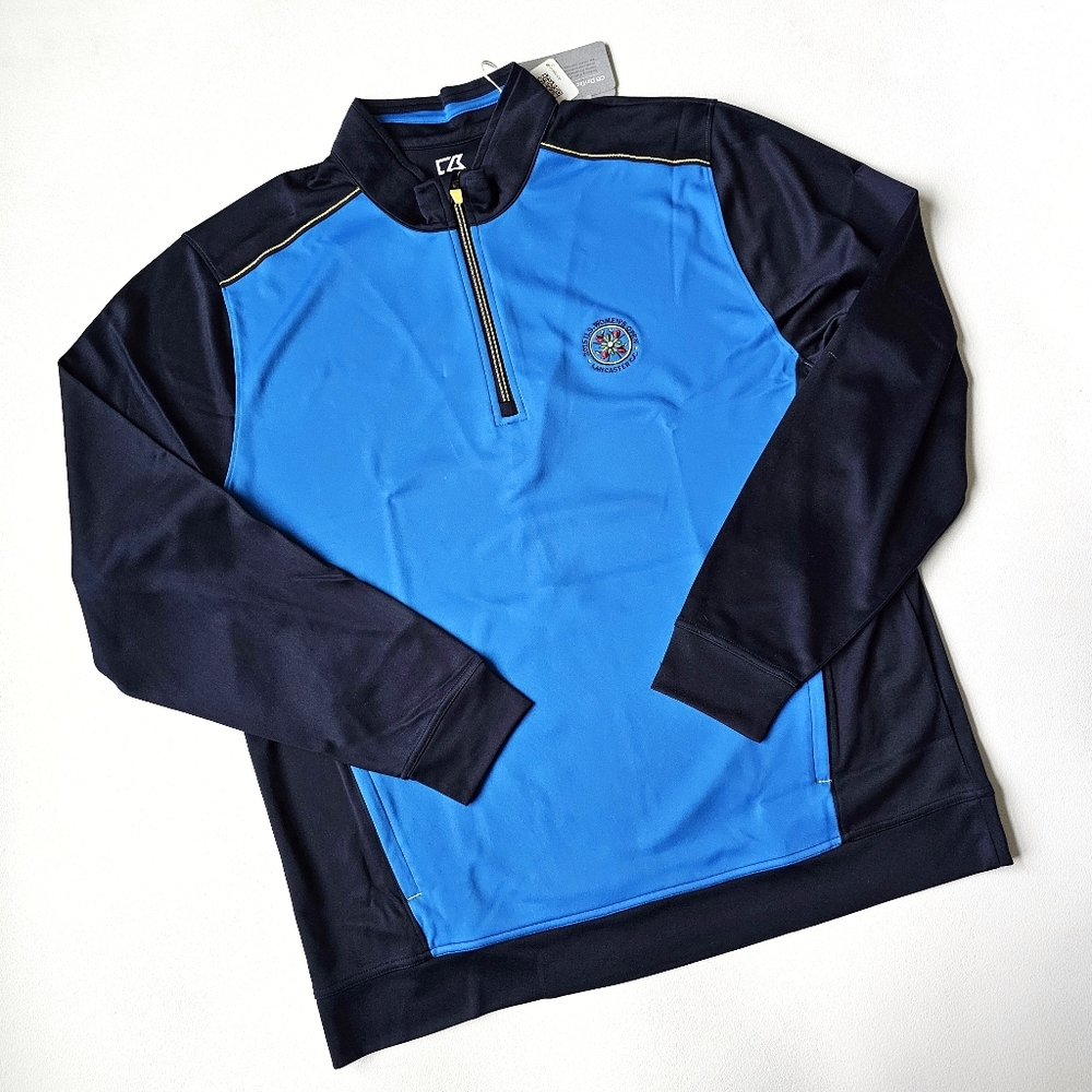 NWT Cutter & Buck CB DryTec 50+ UPF “Median” 1/2 Zip Pullover 2015 U.S. Women XL